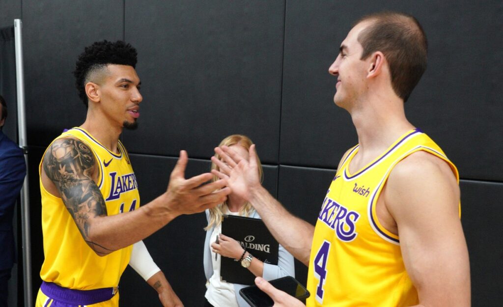 Danny Green et Alex Caruso des Lakers