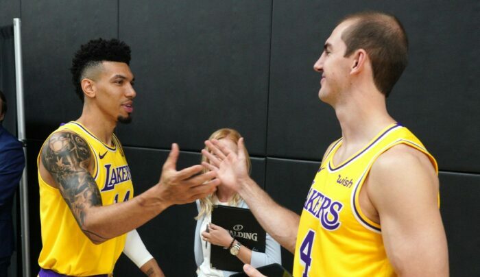 Danny Green et Alex Caruso des Lakers