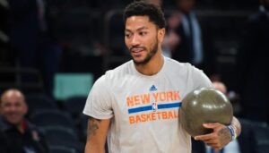 NBA – Le geste génial de Derrick Rose aux Knicks dès son arrivée