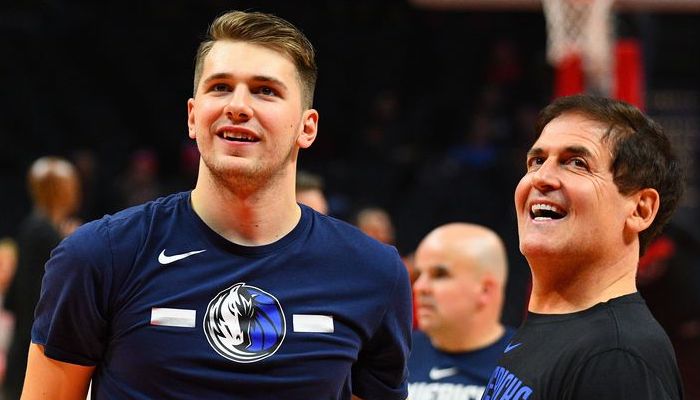 Luka Doncic et Mark Cuban