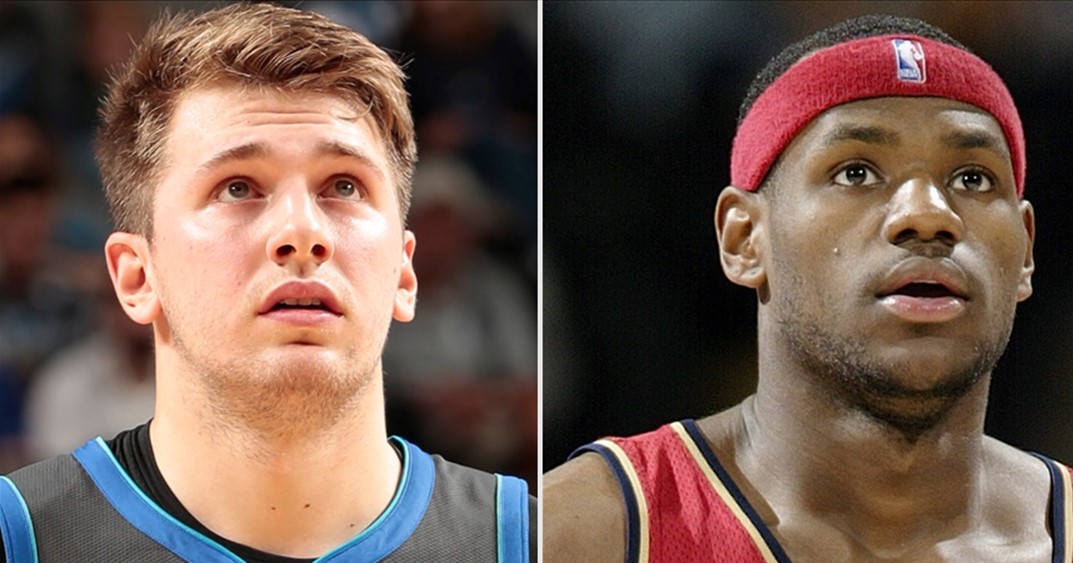 Luka Doncic et LeBron James