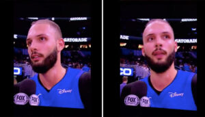 NBA – L’hilarante réaction d’Evan Fournier, encore choqué par Harden