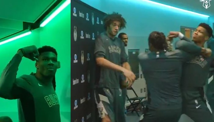 Giannis et les Bucks changent leur hilarante routine d'avant-match