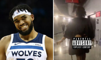 NBA – Lizzo débarque au Staples en string et drague Karl-Anthony Towns