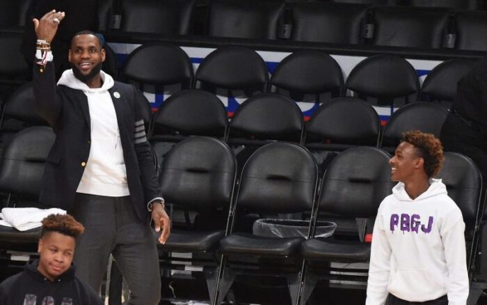 LeBron James et Bronny James