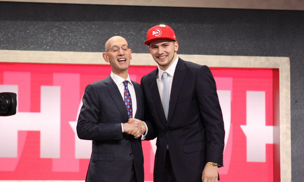 Luka Doncic au soir de sa draft par Atlanta