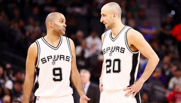 échange entre Tony Parker et Manu Ginobili