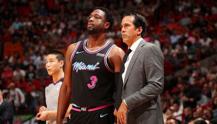 échange entre Dwyane Wade et Erik Spoelstra