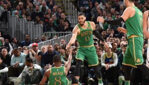 NBA – Career-high pour Jayson Tatum, Kemba l’encense