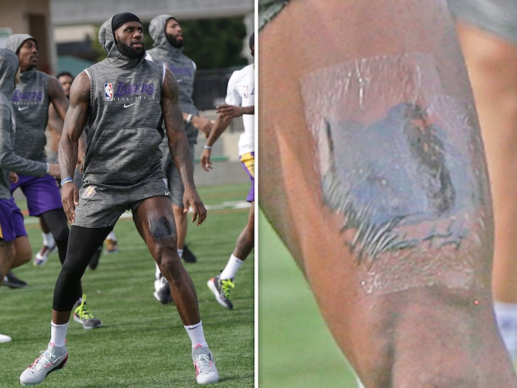 Tatouage LeBron James en l'honneur de Kobe Bryant