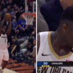 NBA – Un dunk de Zion Williamson contré par Collin Sexton !