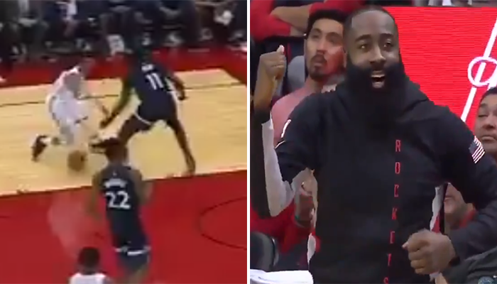 Russell Westbrook shammgod move, James Harden danse