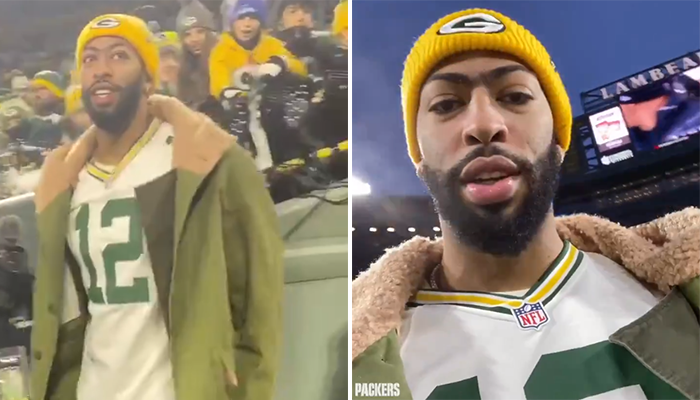 Anthony Davis au match des Packers