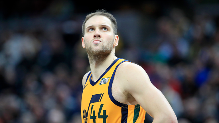 Bojan Bogdanovic lors d'un match contre les Indiana Pacers