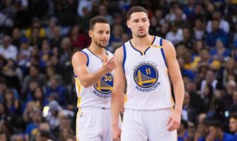 NBA – L’hommage de Stephen Curry à Klay Thompson hommage de stephen curry à klay thompson