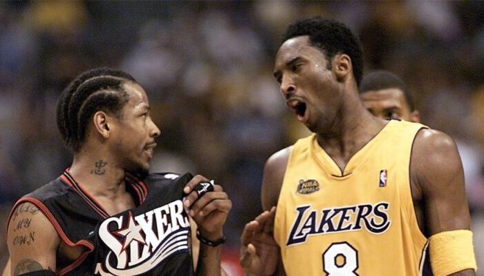 Kobe Bryant et Allen Iverson en plein trash-talking