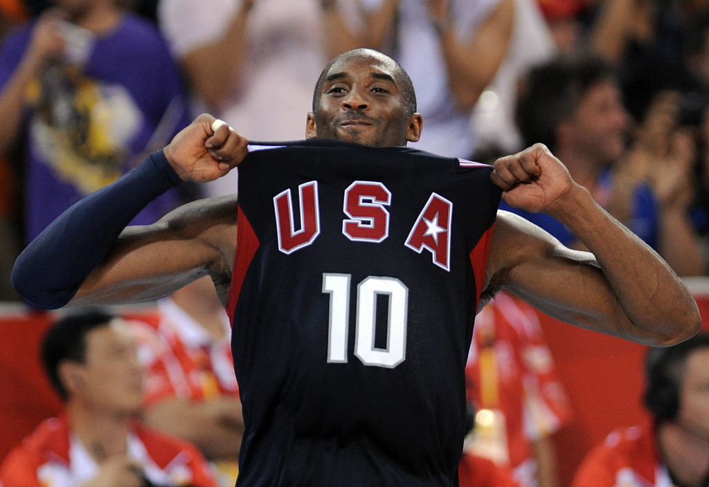 Kobe Bryant sous le maillot de Team USA