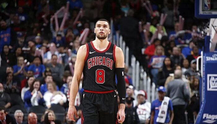 Zach LaVine avec les Chicago Bulls