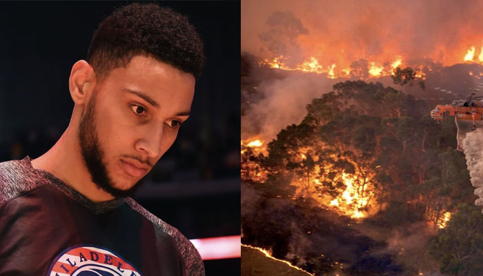 incendie australie ben simmons