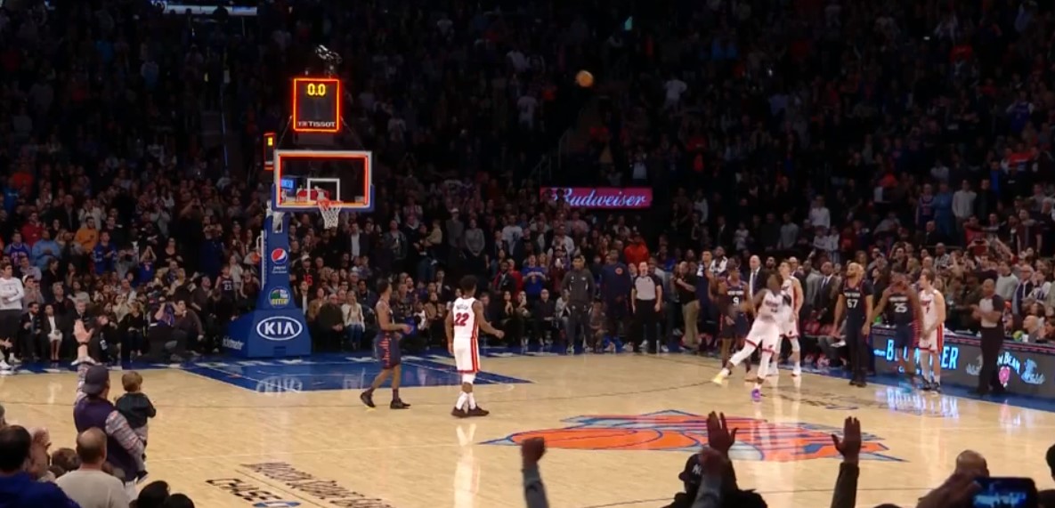 Fin de match folle entre Knicks et Heat