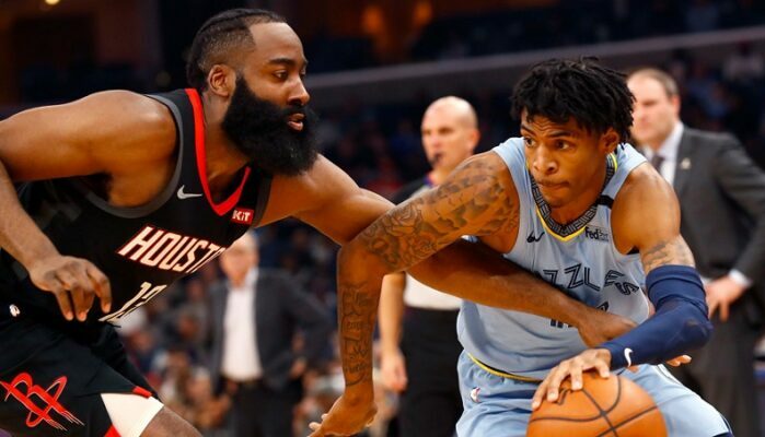 Ja Morant réaction après trashtalk sur James Harden