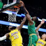 NBA – Jaylen Brown honnête à propos de son poster sur LeBron