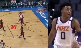 NBA – Jalen Lecque aka « Baby Westbrook » sort un poster des plus hallucinants Jalen Lecque monte pour un énorme poster