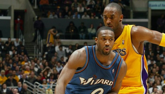 Kobe défend sur gilbert arenas