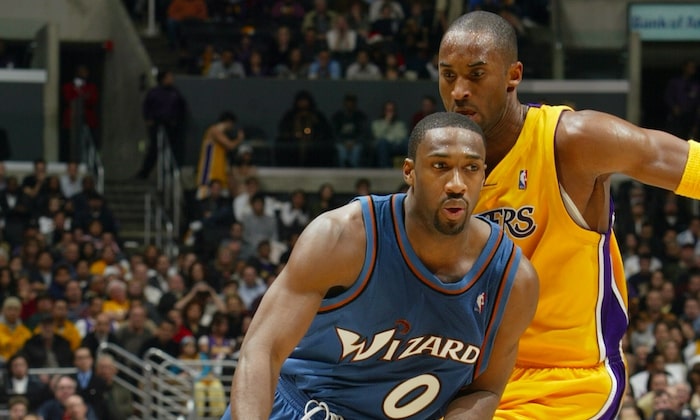 Kobe défend sur gilbert arenas