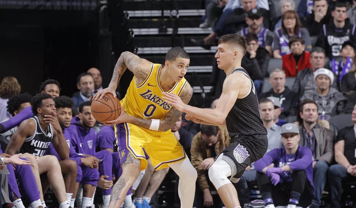 Kyle Kuzma face aux Kings