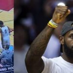 HS/NBA – Bronny reçoit un projectile en plein match, LeBron réagit