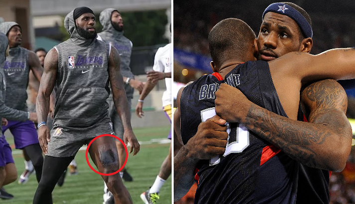 LeBron James se fait un tatouage en hommage à Kobe Bryant