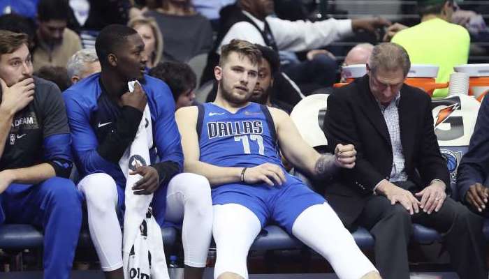 retour prématuré sur le banc pour Doncic