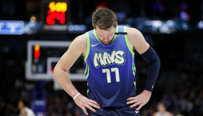 frustration de luka doncic