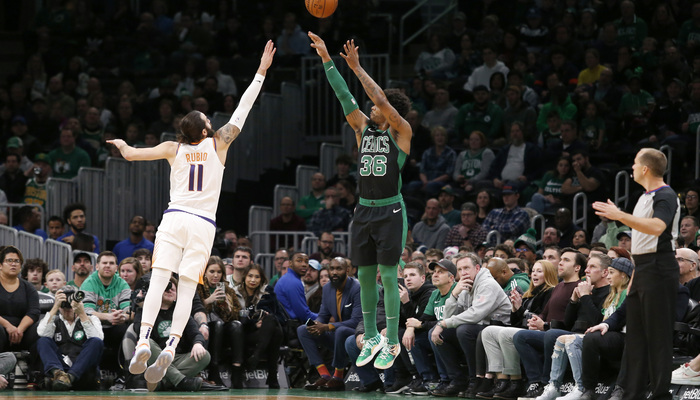 Record de franchise à trois points aux Celtics pour... Marcus Smart !