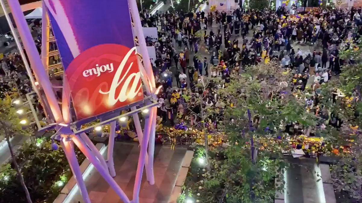 Kobe Bryant fans staples center