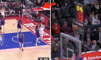 NBA – Le floater surréaliste de Kyrie Irving, derrière la planche
