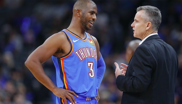 discussion entre chris paul et billy donovan