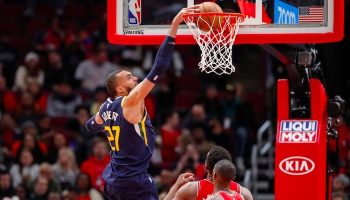 dunk de Rudy Gobert