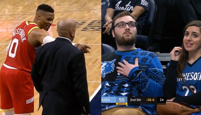 Nouvel incident entre Russell Westbrook et un fan