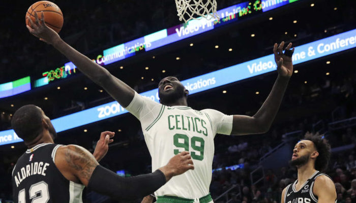 débuts de tacko fall avec les celtics