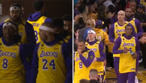 NBA – L’entrée fracassante des Lakers au Staples Center, 8 et 24 sur le dos