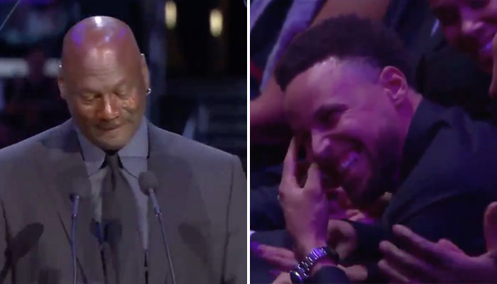 En larmes pendant son hommage à Kobe, MJ fait la blague parfaite