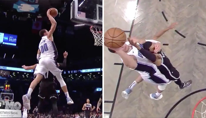 Aaron Gordon a failli passer un énorme Alley-oop face aux Nets