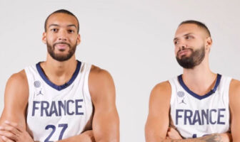 NBA – Evan Fournier s’insurge contre les critiques sur Rudy Gobert Evan Fournier et Rudy Gobert sous le maillot de l'équipe de France