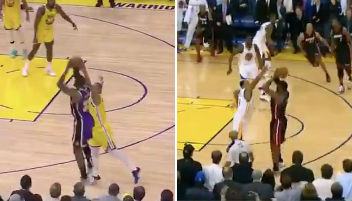 LeBron James a inscrit le même panier face aux Warriors à 6 ans d'intervalle