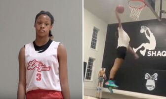 Divers – À 13 ans, la fille du Shaq fait le buzz en dunkant déjà ! Me'arah O'Neal a fait le.buzz en dunking à 13 ans