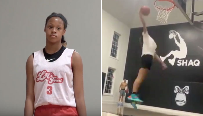 Me'arah O'Neal a fait le.buzz en dunking à 13 ans