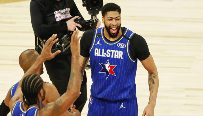 Anthony Davis tout sourire à l’issue du All-Star Game 2020