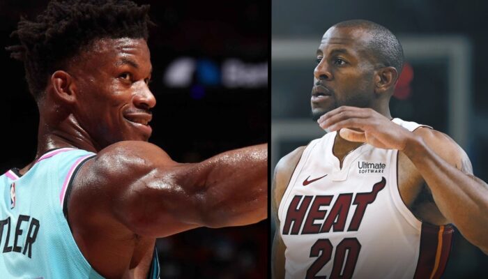 Jimmy Butler et Andre Iguodala au Heat